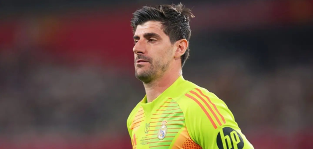 كورتوا يحدد هدفه مع ريال مدريد